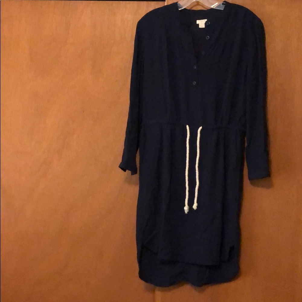 J. Crew - Casual Dress with Waistband Tie